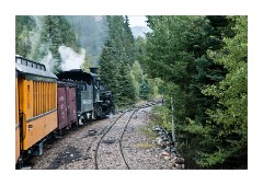 Durango and Silverton Railway Train Journey
