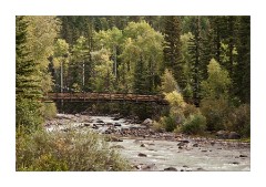 Durango to Silverton Railway view from train