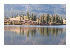 Reflections on Molas Lake