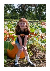Nikki at the Pumpkin Farm USA