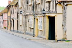 Side Street of Old Houses