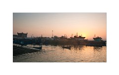 The Harbour as the sun rises Essaouira
