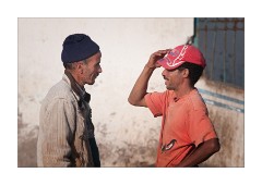 A chat down at the port