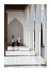 Bahia Palace Marble Posts