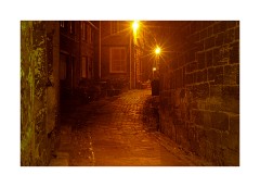 Side Street at Night - Burfold