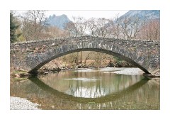 Looking under the Bridge entering Grange