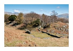 Old Slate Quarry on route to Slaters Bridge