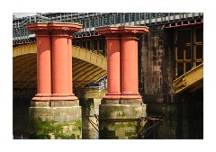 Underneath Blackfriars Bridge