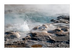 Bubbling Water near Castle Geyser