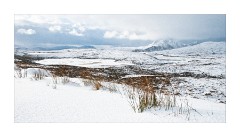 Clar Loch Mor and Ben More Coigach from the Roadside
