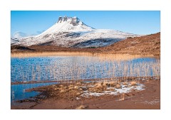 Reed Bay on Loch Lurgainn shooting to Stac Pollaidh 4