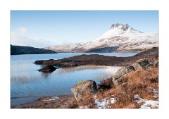 Reed Bay on Loch Lurgainn shooting to Stac Pollaidh