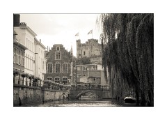 Castle in the Distance from the Canal