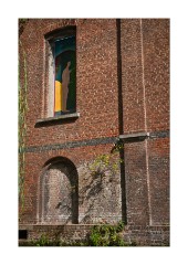 Painting in the Old Factory Window
