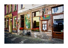 Local Street in the Old Part of Gent