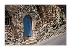Local Street with Houses built into the Natural Rock - Goult 2