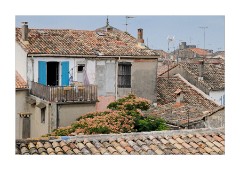 City Buildings Roof Tops and Balcony