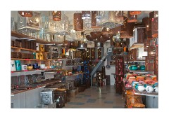 Lighting and Pots French Style