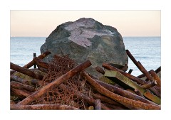 Stones for beach protection