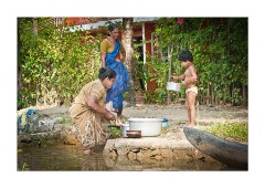 Early Morning on the River Bank