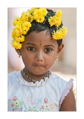 Flowers for her Hair