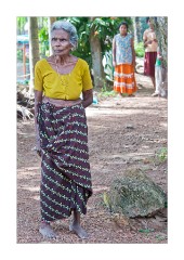 Old Lady on the River Bank