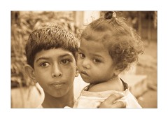 Brother and Sister Theni Village