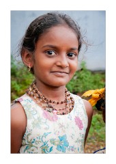 Young Girl Theni Village