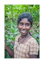 Young Girl at the Tribal Village