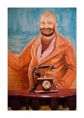 Telephone and Picture in Hotel Lobby