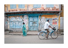 One Lady and One Cyclist