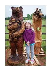 With the Wood Carvings Odell Park