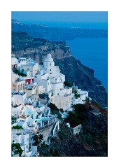 Evening View of Fira