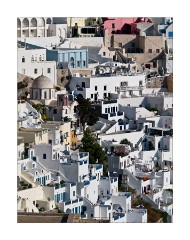 View of the Streets in Fira