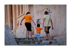 Vothonas Village local children