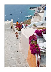 Looking down to the Port from Oia