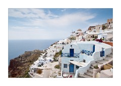 View of the Bay from Oia