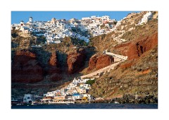 View of Oia from the Ship