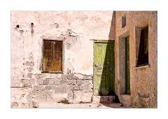 House Shadows Megalochori Village