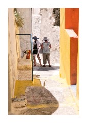 Walking around the Streets Emporio Village