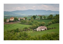 Bagno Vignoni View from the Car Park