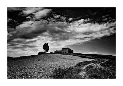 Old Farm House on a Hill