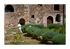 St Antimo Monk Hurrying to Prayers
