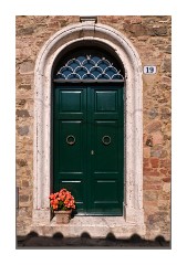 Tuscan Doorway with Shadows