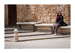 San Quirico d'Orcia  Enjoying the Sun