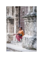 Havana Cuba 78  Old Havana Looking inside a Doorway