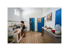 Trinidad Countryside Cuba 78  A Farmhouse come Restaurant at Santa Elena de Sabanilla - The Kitchen