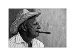 Trinidad Cuba 07  Trinidad - Cuban with Cigar