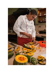 Trinidad Cuba 13  Trinidad House and Restaurant - Chef Preparing the Food