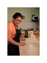 Trinidad Cuba 14  Trinidad House and Restaurant - Sorting the Rice Grains